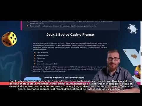 Découvrez les Avantages Uniques de l'Evolu Casino En Ligne pour les Français, s inscrire sur evolve casino